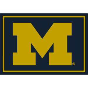 University Of Michigan Spirit Rug