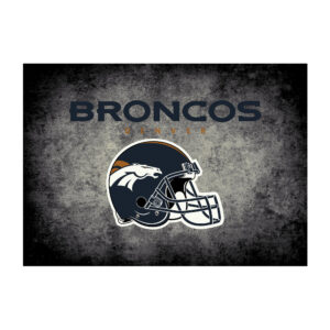 Denver Broncos Distressed Rug
