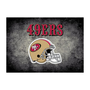 San Francisco 49ers Distressed Rug