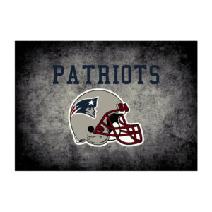 New England Patriots Distressed Rug