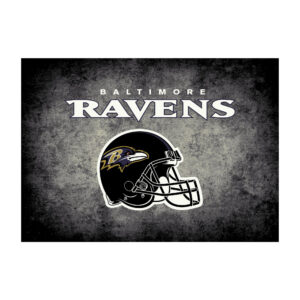 Baltimore Ravens Distressed Rug