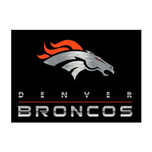 Denver Broncos Chrome Rug