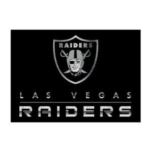 Las Vegas Raiders Chrome Rug