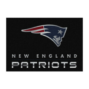 New England Patriots Chrome Rug