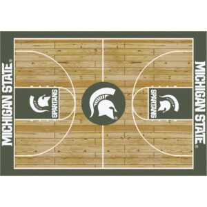 Michigan State Courtside Rug