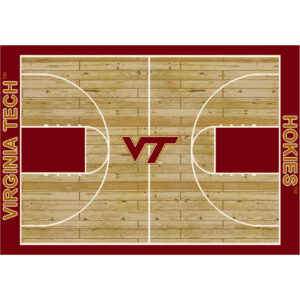 Virginia Tech Courtside Rug